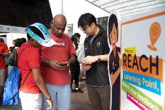 Engaging members of the public on their views on shared parental responsibilities at REACH Listening Point