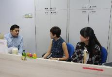 With Calvin Lee, sales executive, 35, and Angela Goh, product manager, 33, who are a married couple with three kids. They both work in M.Tech.