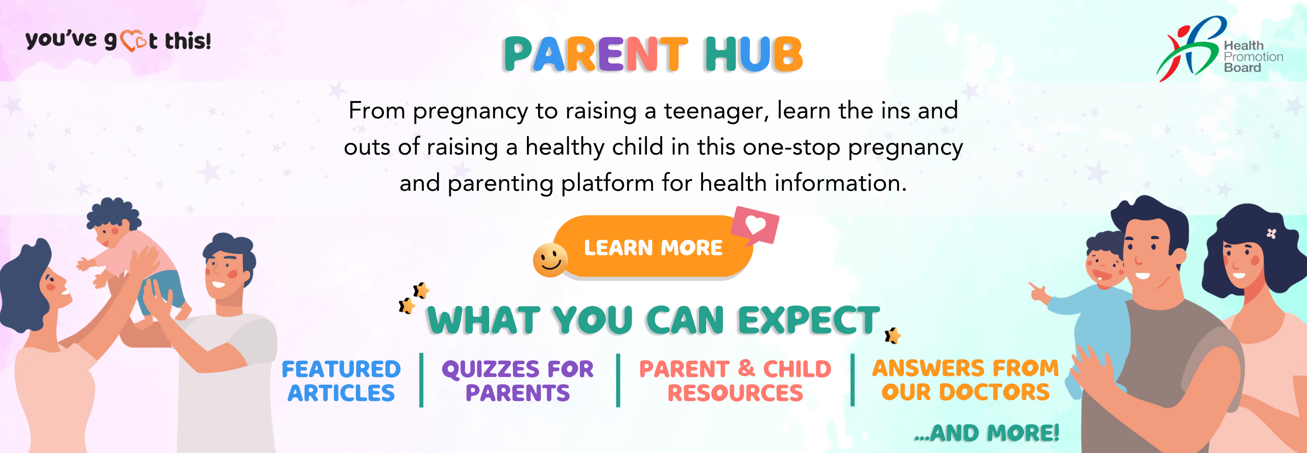 Parent Hub Web Banner 